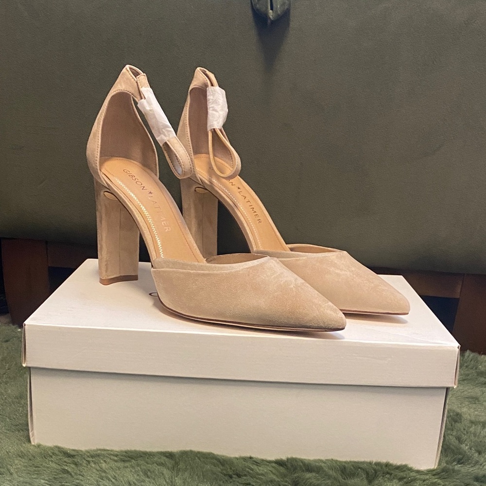 Gibson Latimer Tan Pointed Toe Heels